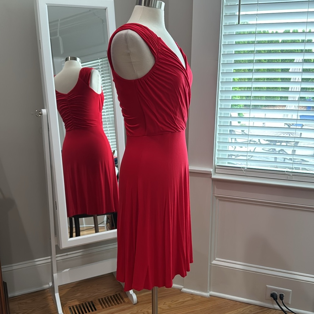 Venus Soft Comfy Sexy Red Sleeveless Dress Sz Small EUC never worn. - Picture 2 of 7